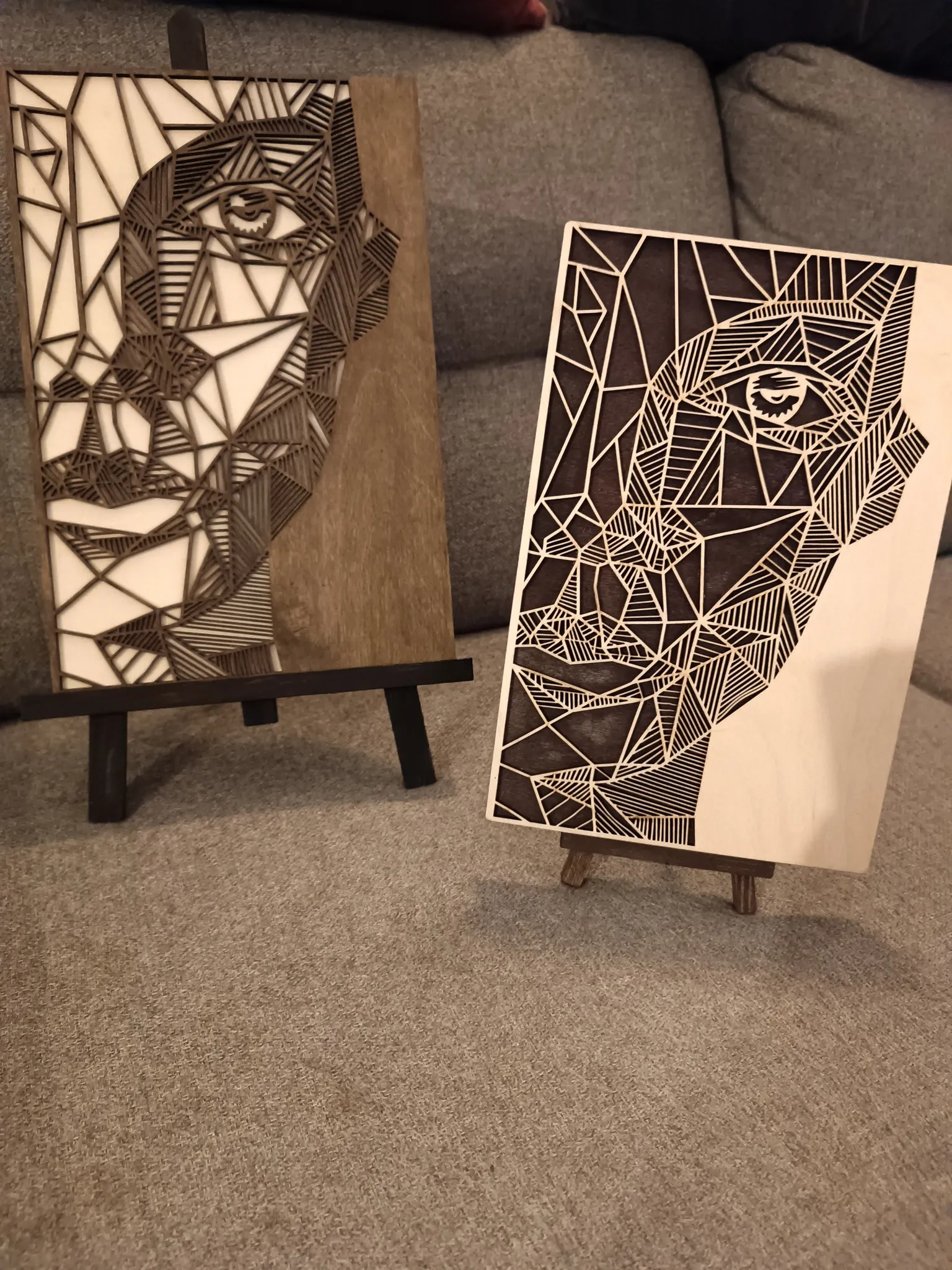 Tableaux visages 3D