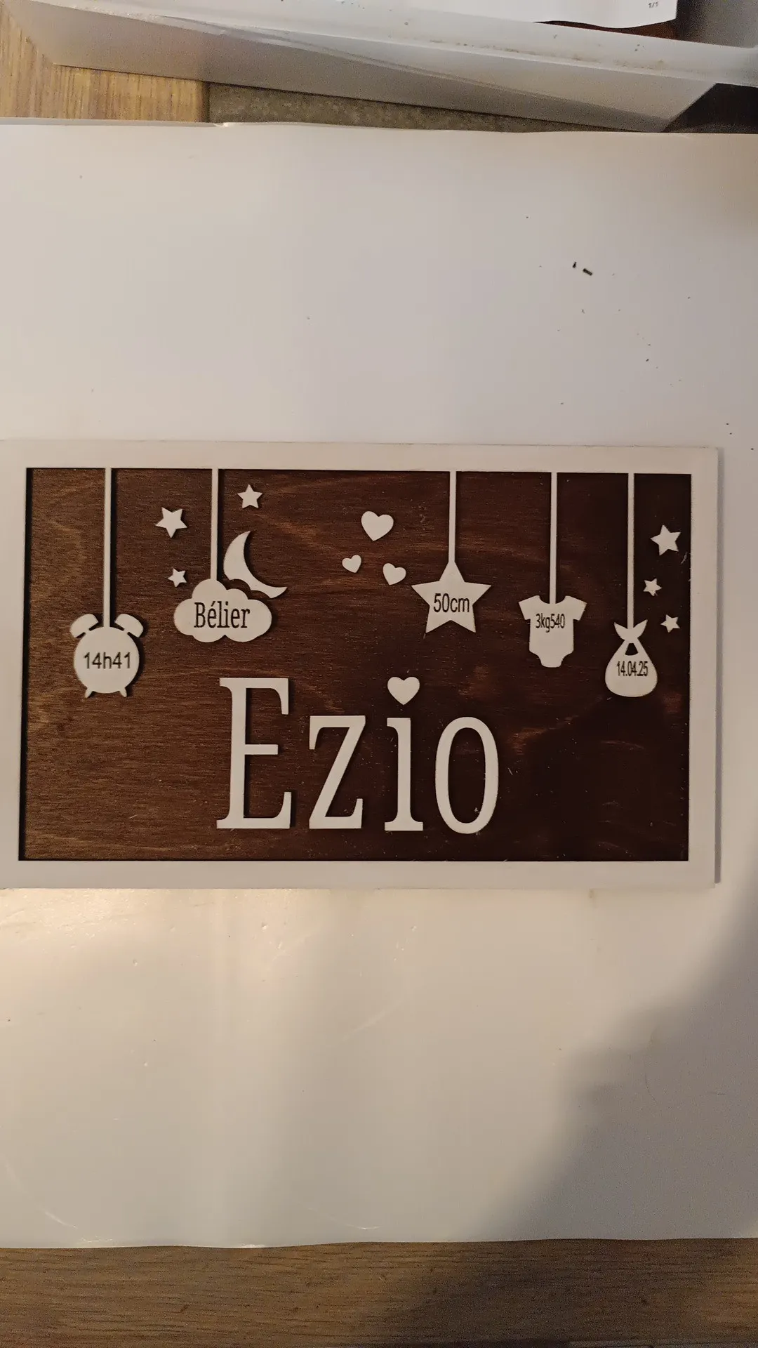 Tableau de naissance.
